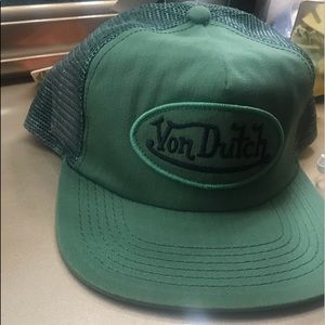 Hunter Green Von Dutch Cap
